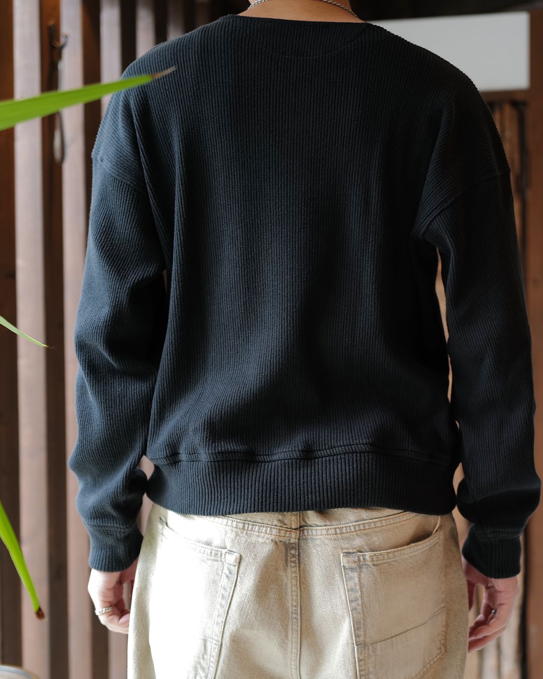 OUR LEGACY - BALLON SWEATSHIRT Furnace Black Beefy Rib | River