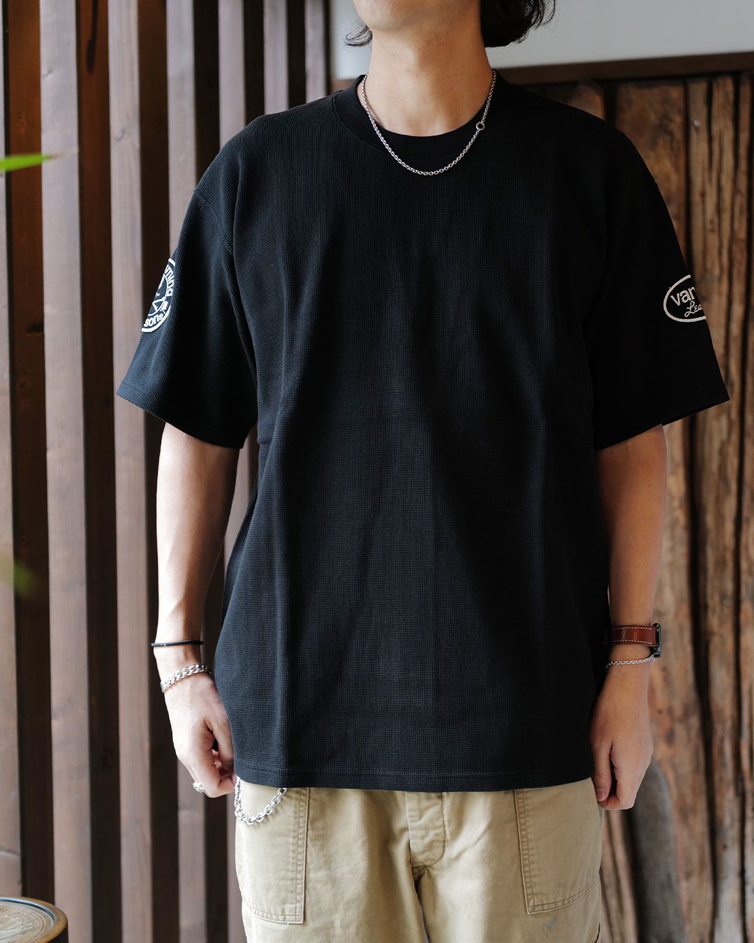 【MASTERMIND WORLD】 xVANSON  THERMAL SS TEE REGULAR FIT