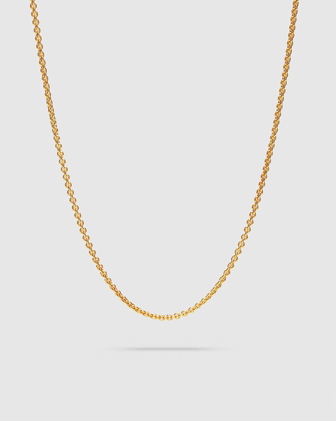 Rolo Chain Gold 24.5Inch / ロロ チェーン ゴールド ネックレス