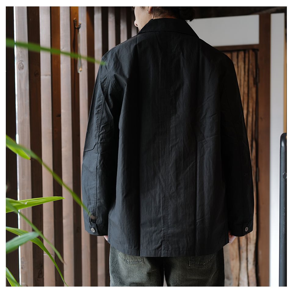 LEAD JACKET  Black Hiking Cotton
