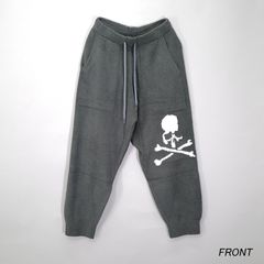 【MASTERMIND WORLD】 LOUNGE PANTS  CHARCOAL x WHITE