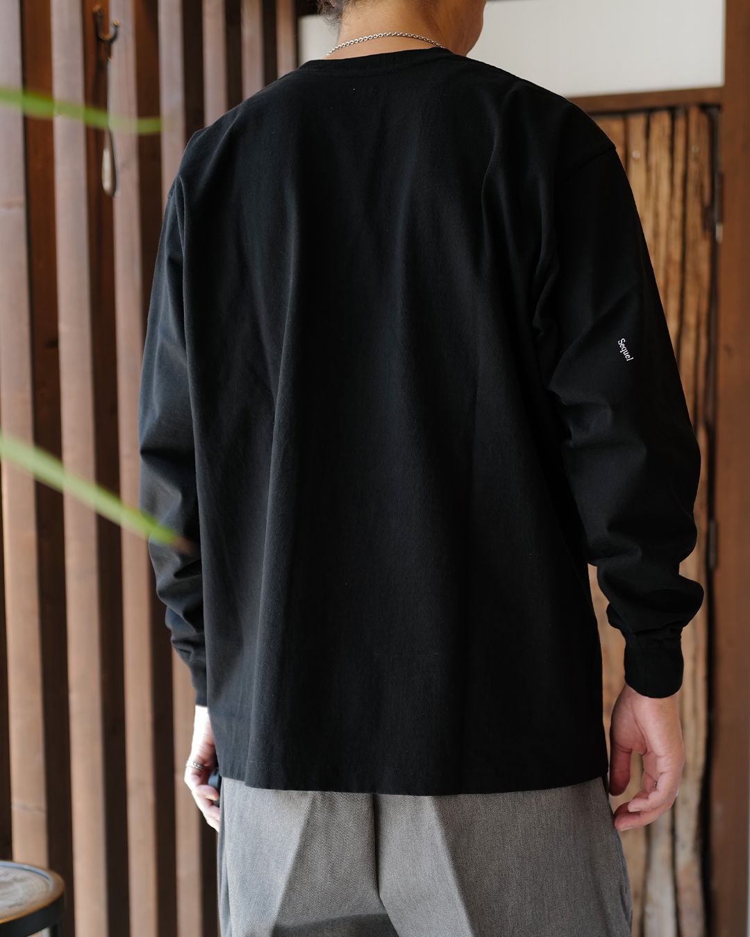 LONG SLEEVE T-SHIRT [BLACK]