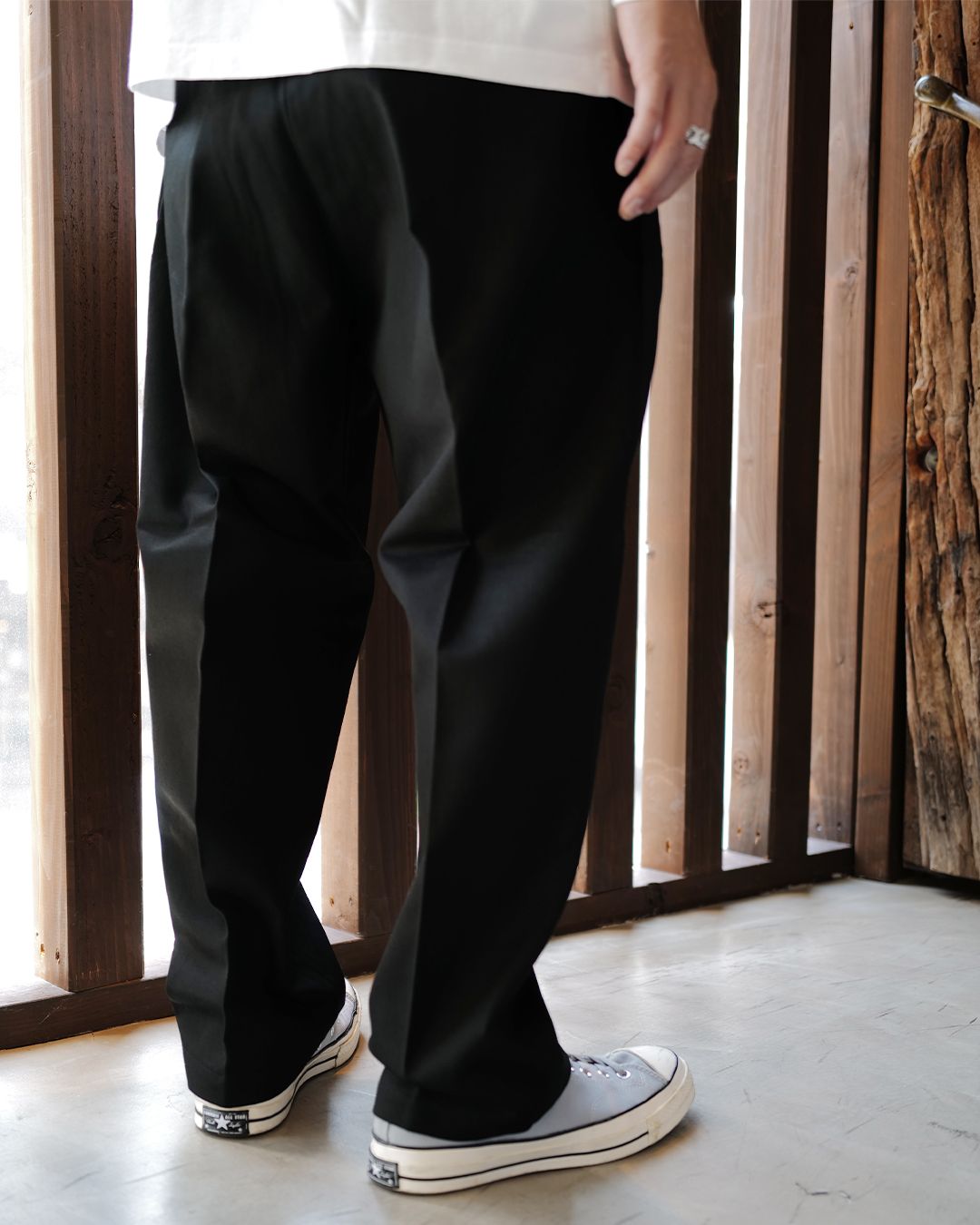 CHINO PANTS (TYPE-XF)  [BLACK]