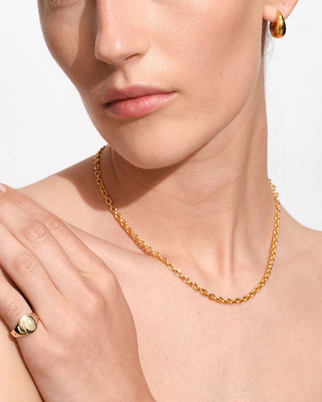 Ada Chain Slim Gold  20.5Inch(52.07cm) / エイダチェーン スリム