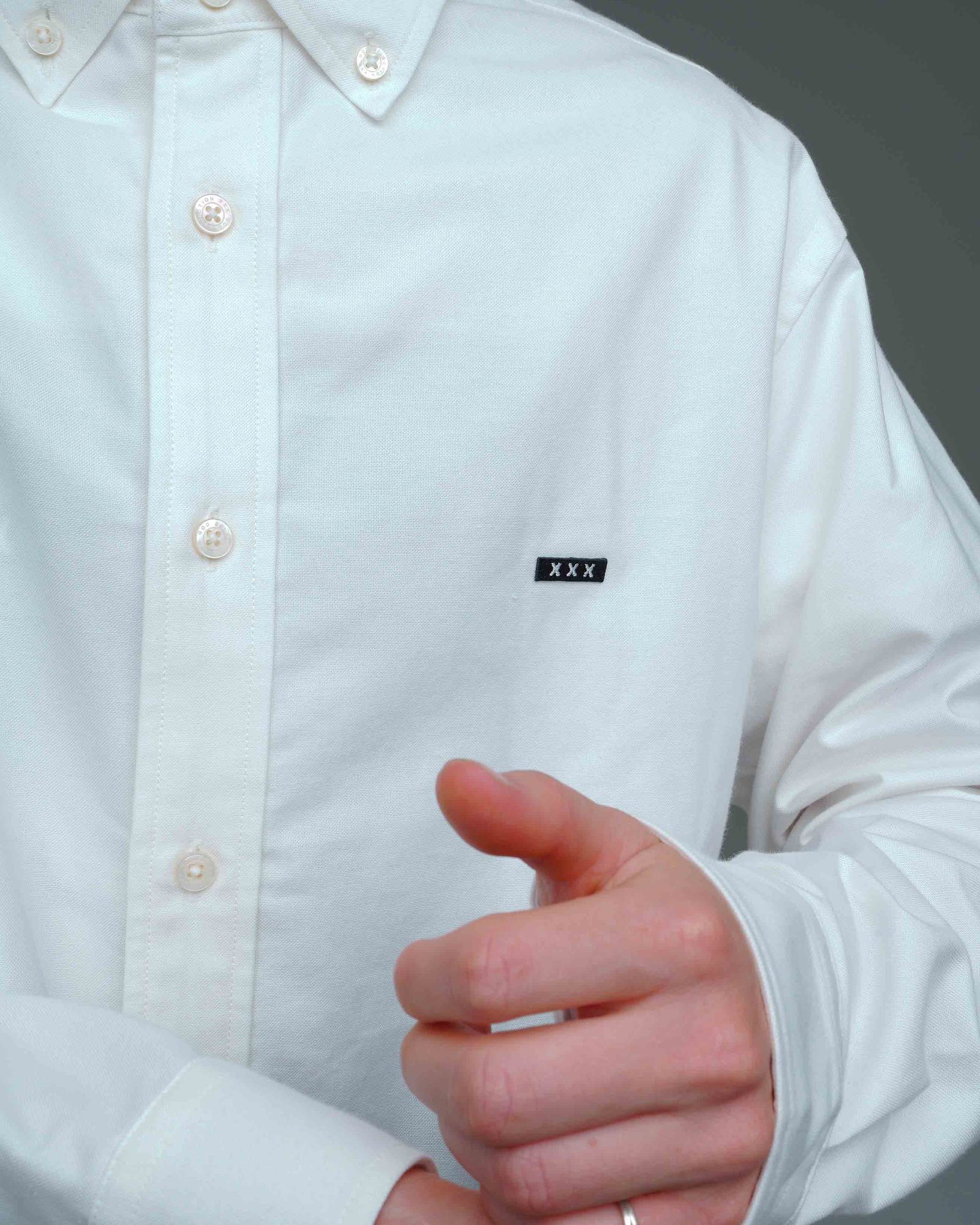 S26-SH-01 B.D SHIRT [WHITE]