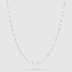 Anker Chain 20.5Inch(52.07cm) / チェーン ネックレス / 925スターリングシルバー / ホワイトロジウムメッキ (ユニセックス)