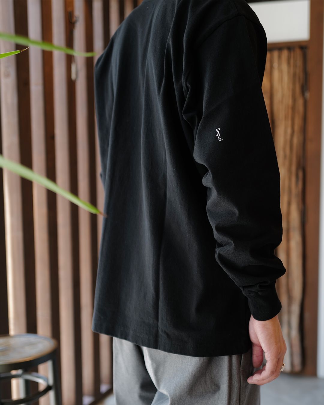LONG SLEEVE T-SHIRT [BLACK]