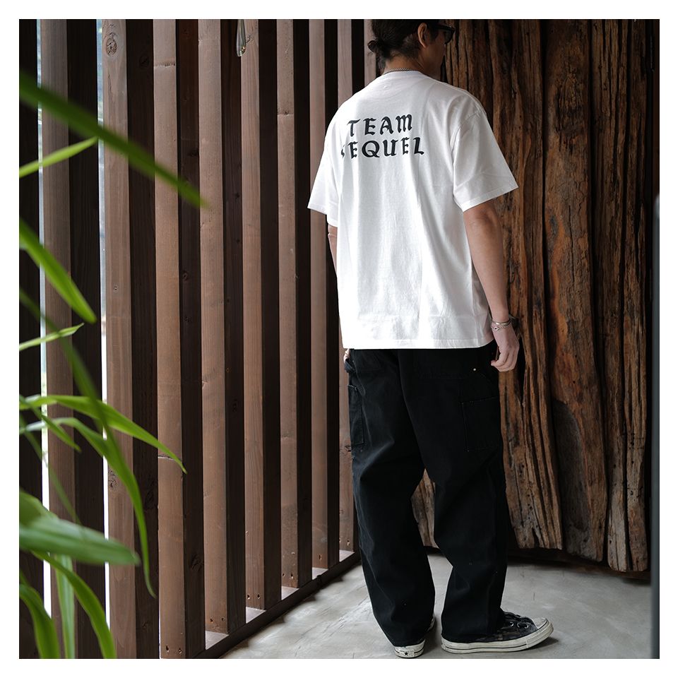 SQ-25SS-ST-03 T-SHIRT  WHITE