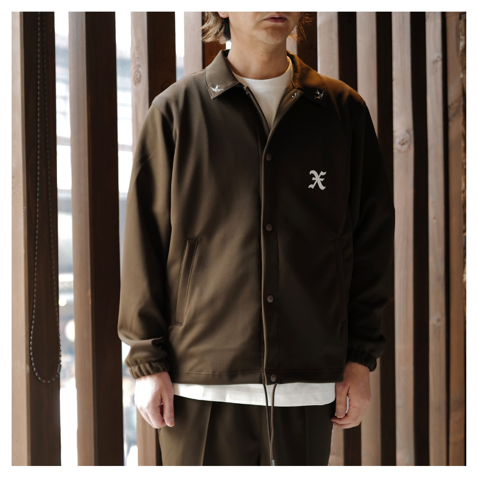 【LAST1 L】GX-A24-JK-04  TRACK JACKET  BROWN