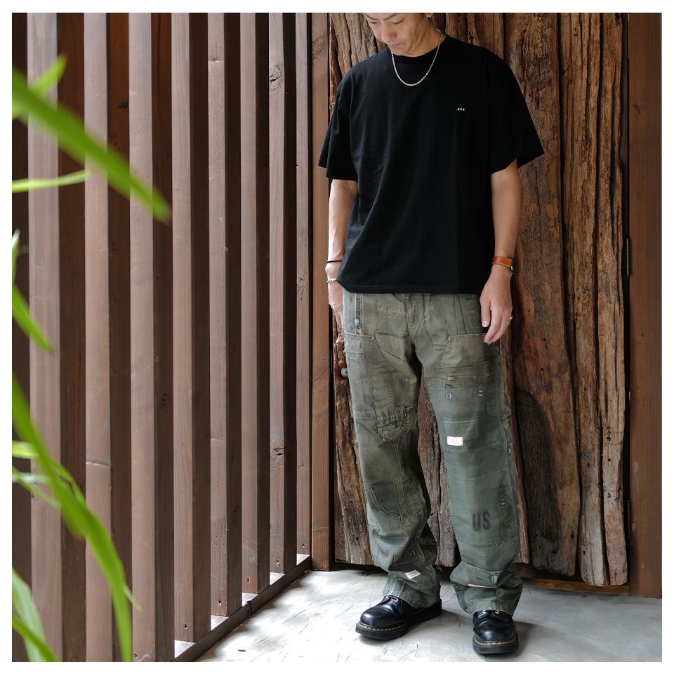 【MIYAGI HIDETAKA】 MH031 Work Pants Military KHAKI