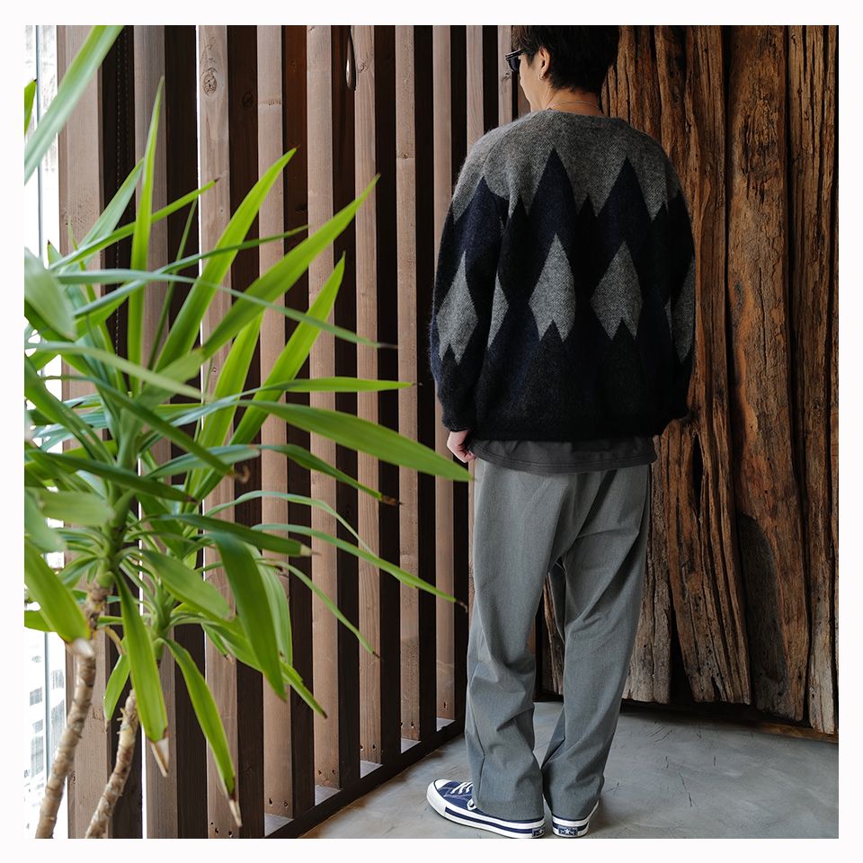 SEQUEL - 【Last1 M】 SQ-22AW-KN-01 MOHAIR CARDIGAN BLACK