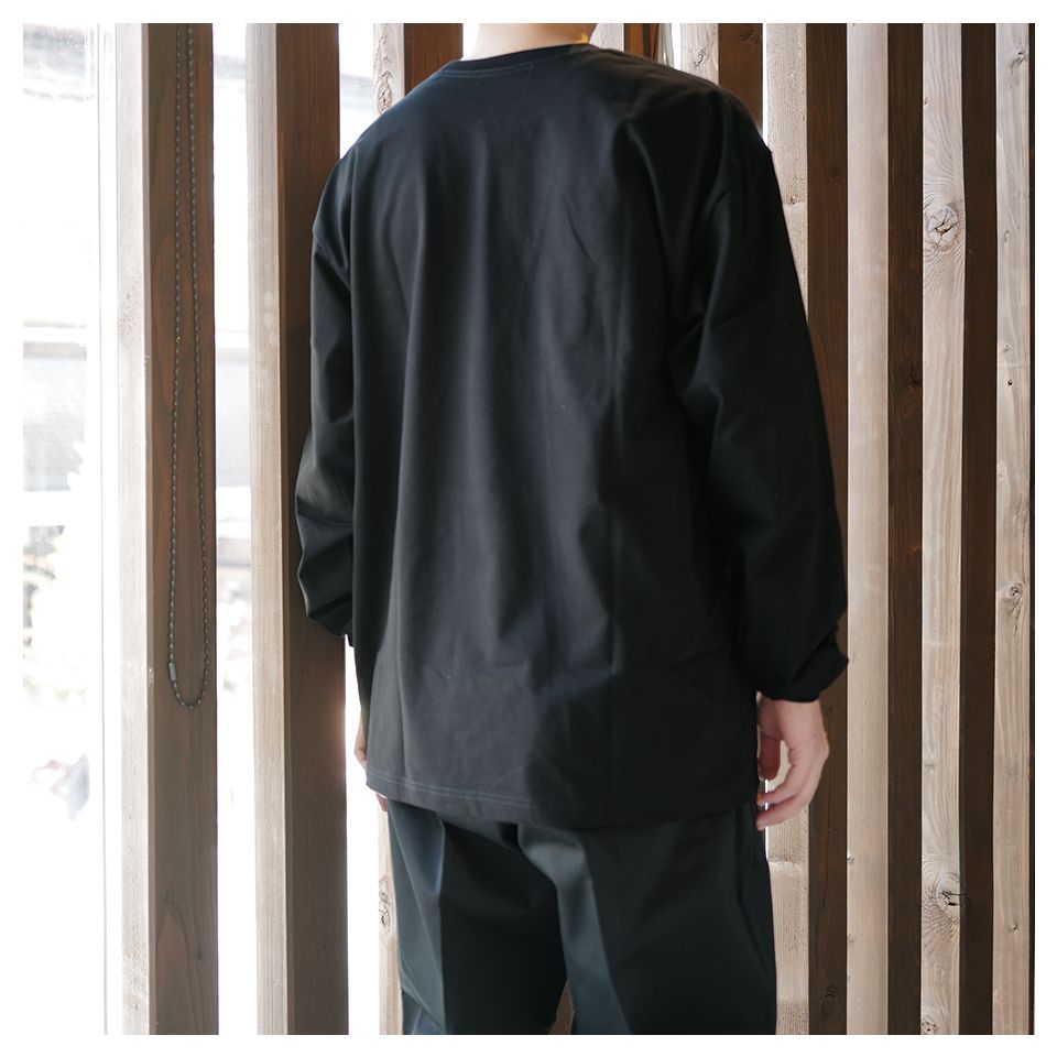 【Last1 SizeL】GX-A24-LT-04  LONG SLEEVE T-SHIRT   BLACK