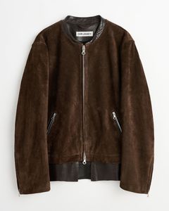 DRIFT JACKET  Wenge Brown Wet Suede
