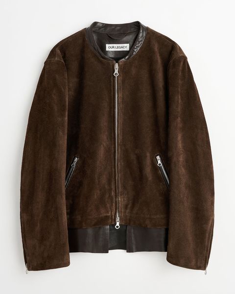 DRIFT JACKET  Wenge Brown Wet Suede