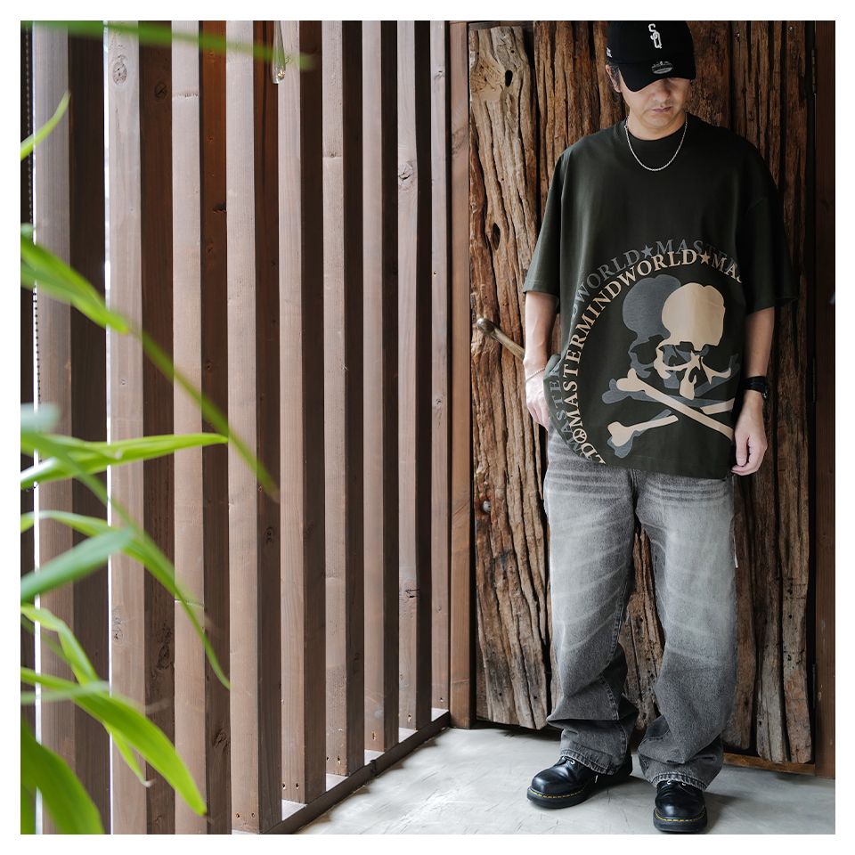 【MASTERMIND WORLD】 FLASH TEE  OLIVE