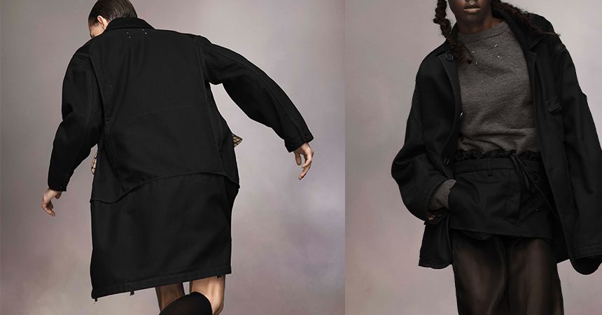 Maison Margiela ヘビーコットン ダブルコート