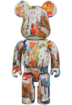 BE@RBRICK  Andy Warhol × JEAN-MICHEL BASQUIAT #4 400%