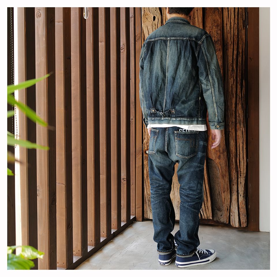 SQ-22AW-PT-06 FRAGMENT x SEQUEL DAMAGE DENIM PANTS