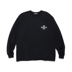 GX-S24-LT-04   LONG SLEEVE T-SHIRT   BLACK