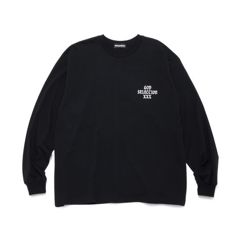 GX-S24-LT-04   LONG SLEEVE T-SHIRT   BLACK