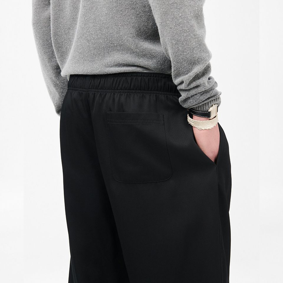 LEISURE TROUSER   Fresh Black Tarmac Twill