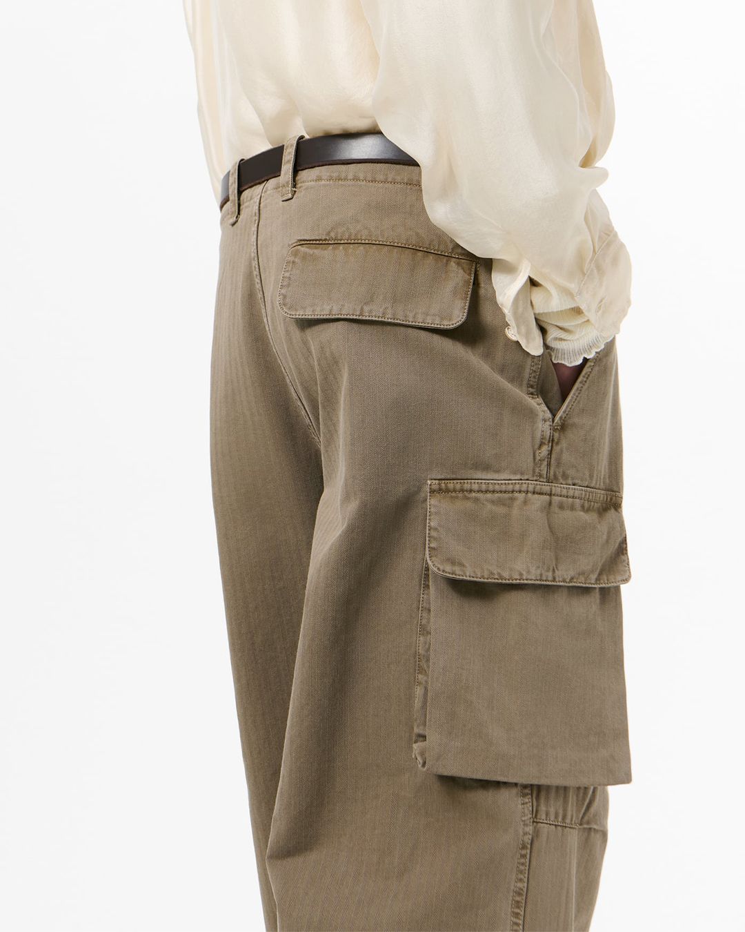 MOUNT CARGO  Uniform Olive Herringbone
