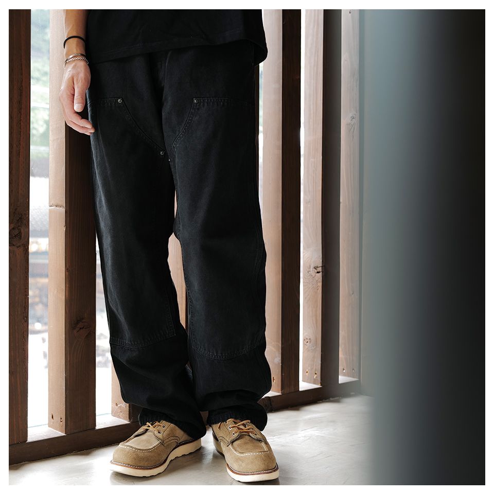 【MIYAGI HIDETAKA】 MH029 Work Pants BLACK
