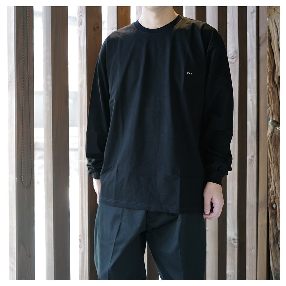 GOD SELECTION XXX - 【Last1 SizeL】GX-A24-LT-04 LONG SLEEVE T-SHIRT BLACK |  River