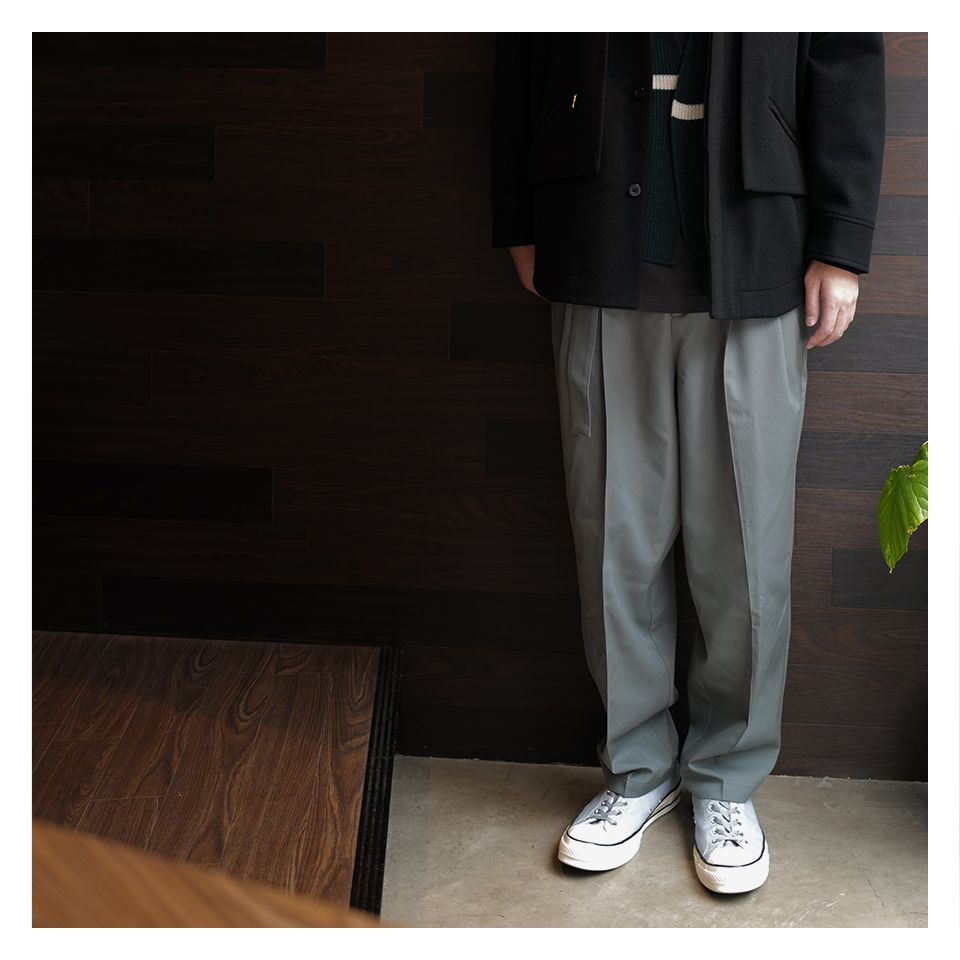 CULLNIのアウターを使ったレイヤースタイル