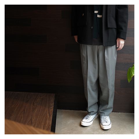 CULLNIのアウターを使ったレイヤースタイル