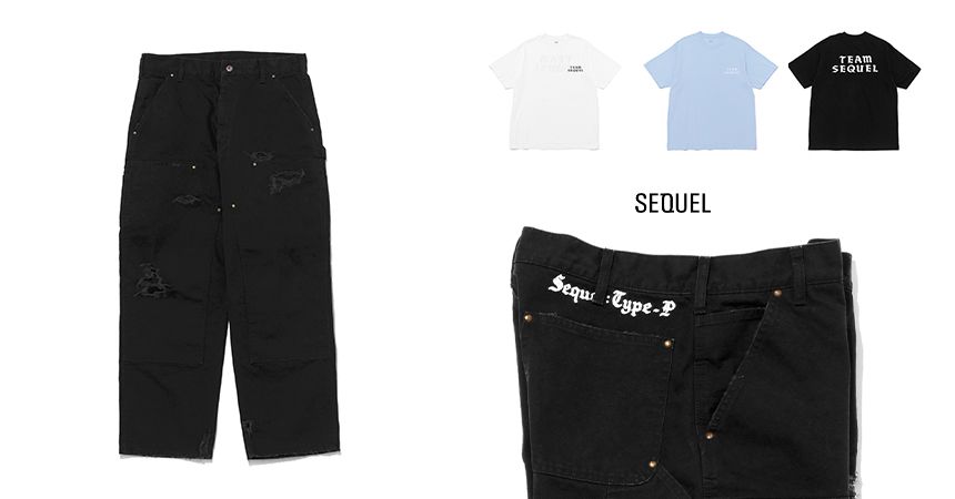 SEQUEL x FRAGMENT DAMAGE DENIM PANTS | River SEQUEL x FRAGMENT DAMAGE DENIM PANTS | River