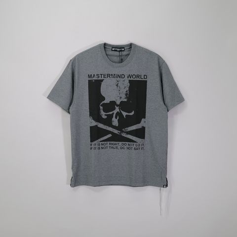 【MASTERMIND WORLD】 POSTER SS TEE  TOP GRAY