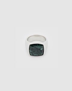 Cushion Green Marble【M】/ クッション グリーン マーブル リング【M】