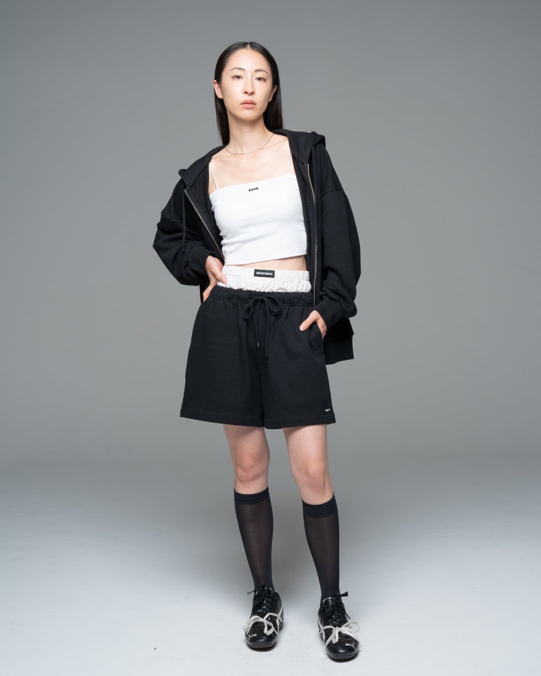 【WOMENS】GXL-S26-PT-02  SHORT PANTS  BLACK