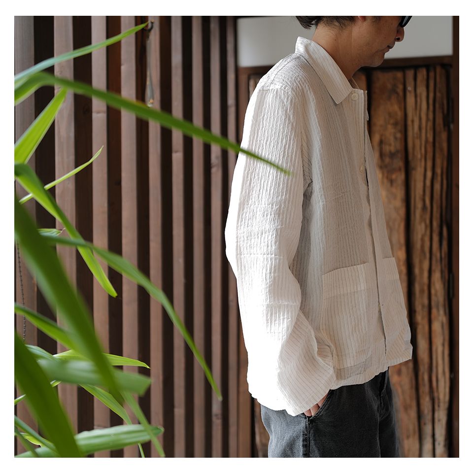 HAVEN JACKET   Baws Stripe Holiday Viscose