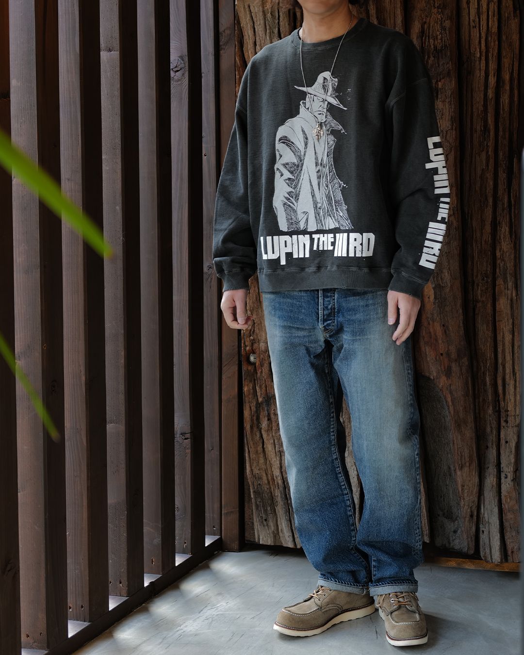 [[LUPIN THE IIIRD]   Sweat (ZENIGATA/LUPIN) Black