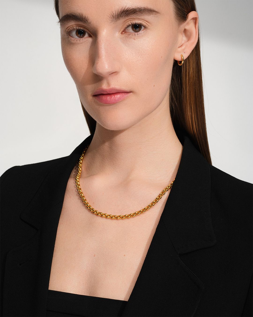 Classic Hoop Small Gold / クラシック フープ スモール ゴールド ピアス（両耳用）