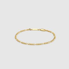 Bo Bracelet Slim Gold 7.7Inch / ブレスレット (スリム) / 925スターリングシルバー / 18Kゴールドメッキ (ユニセックス)