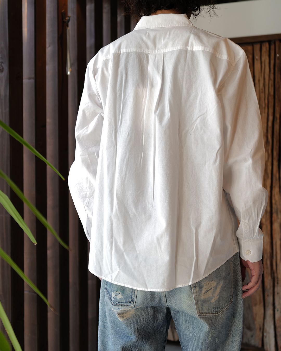 BEYOND SHIRT  White Liquid Poplin