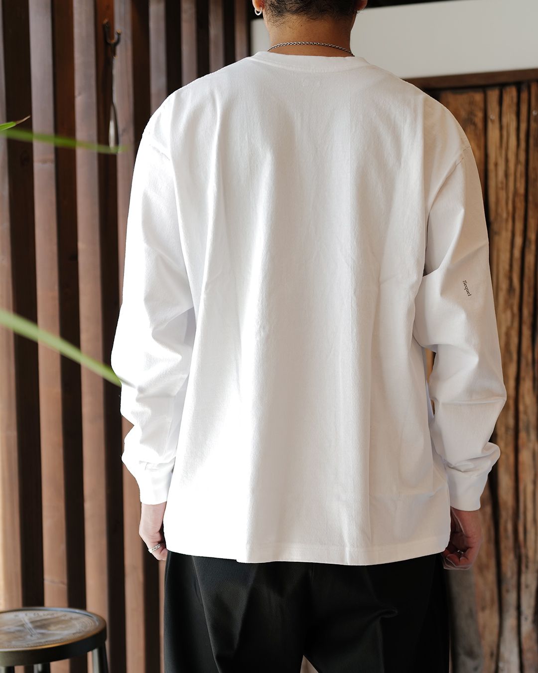 LONG SLEEVE T-SHIRT [WHITE]