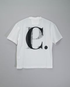30/1 JERSEY SHORT SLEEVE LOGO T-SHIRT [WHITE]