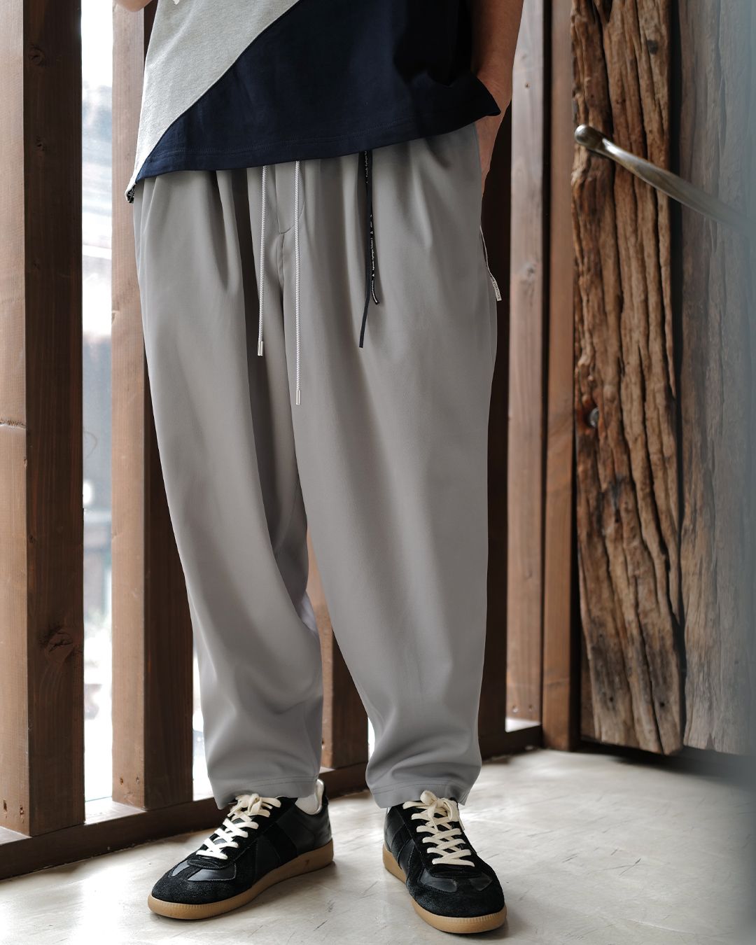 【mastermindJAPAN】 WIDE JERSEY TROUSERS  Gray