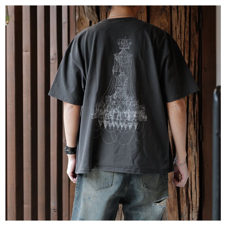 【Last1点 XL】 CHANDELIER, t-shirt  Vintage Black
