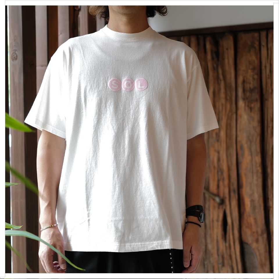 【Last1 L】SQ-24AW-ST-01 T-SHIRT  WHITE x PINK