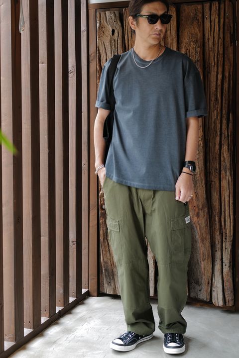 Maison Margiela オーバーサイズTシャツ にSEQUEL BDU PANTS を合せたStyling