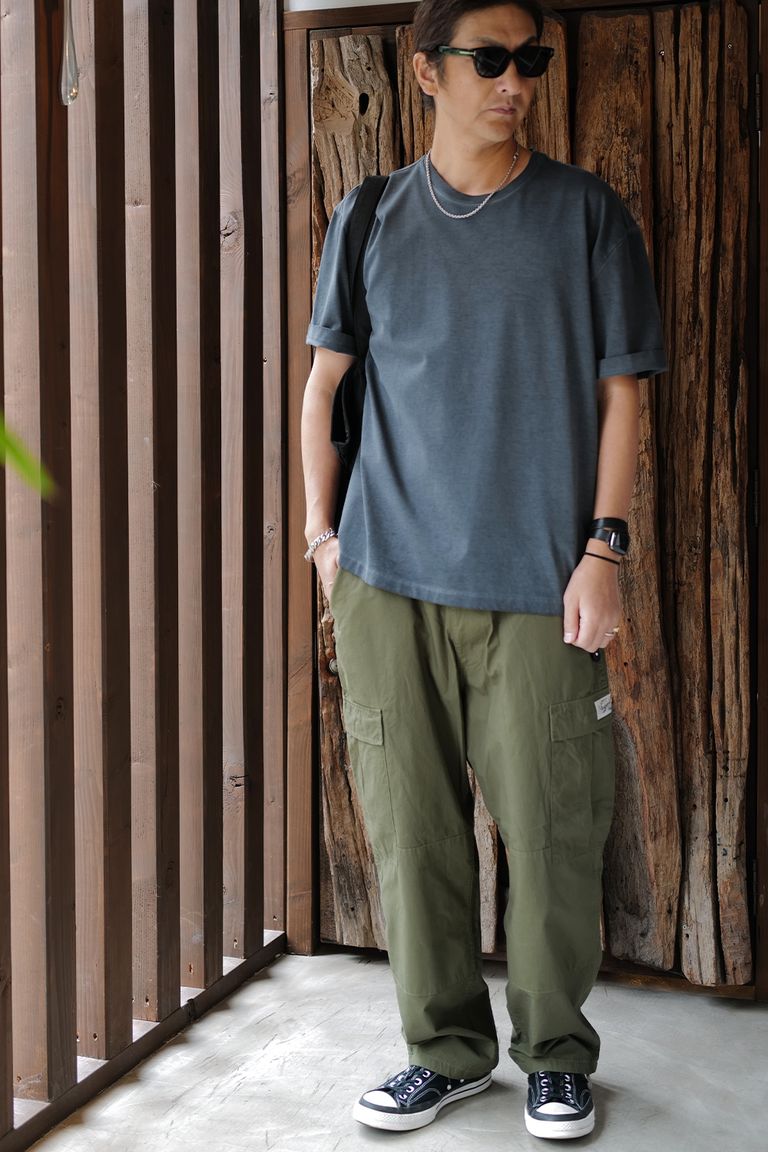 Maison Margiela オーバーサイズTシャツ にSEQUEL BDU PANTS を合せたStyling