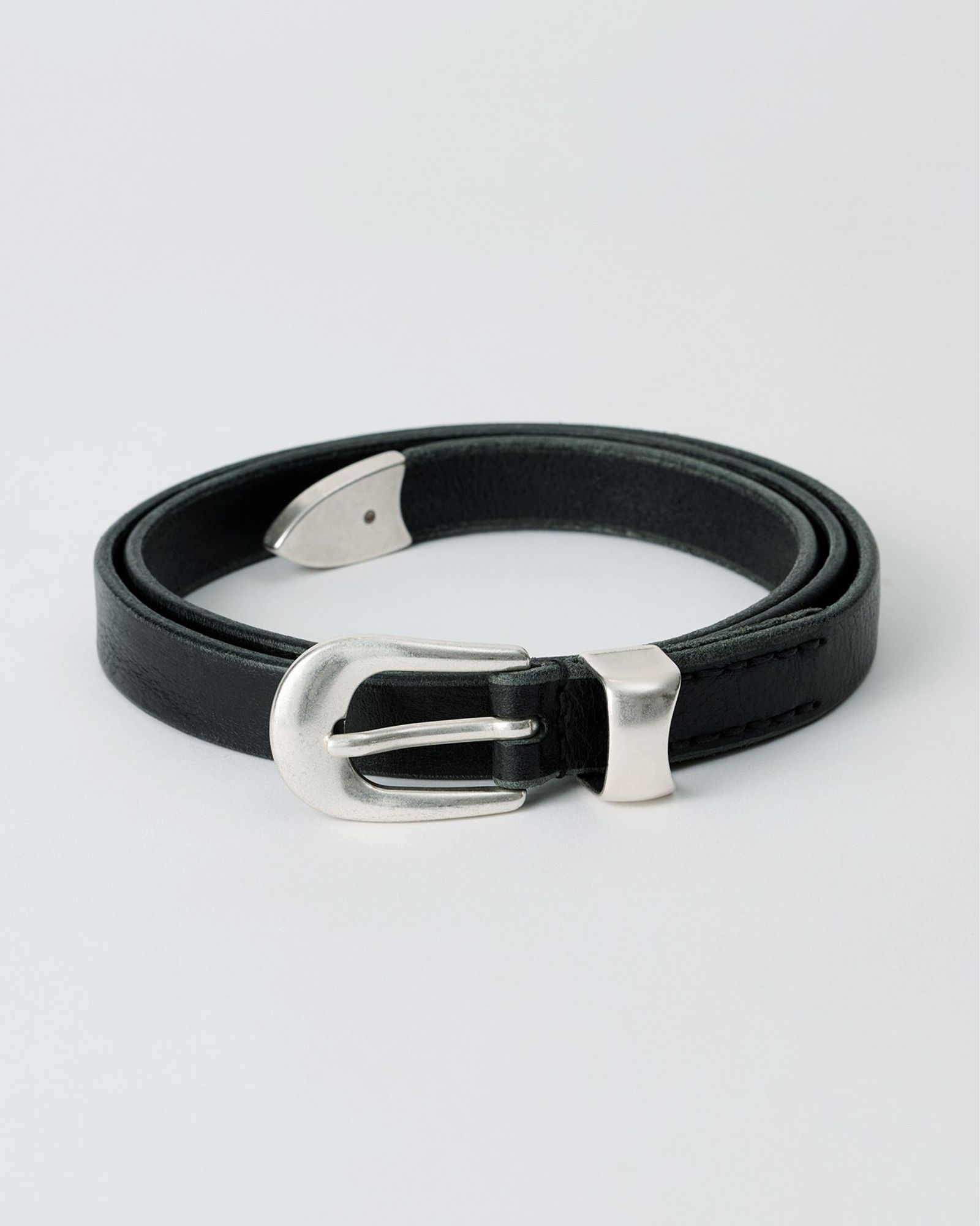 OUR LEGACY - 2 CM BELT Black Leather | River