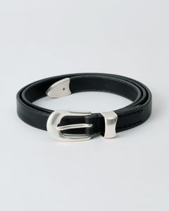 2 CM BELT Black Leather