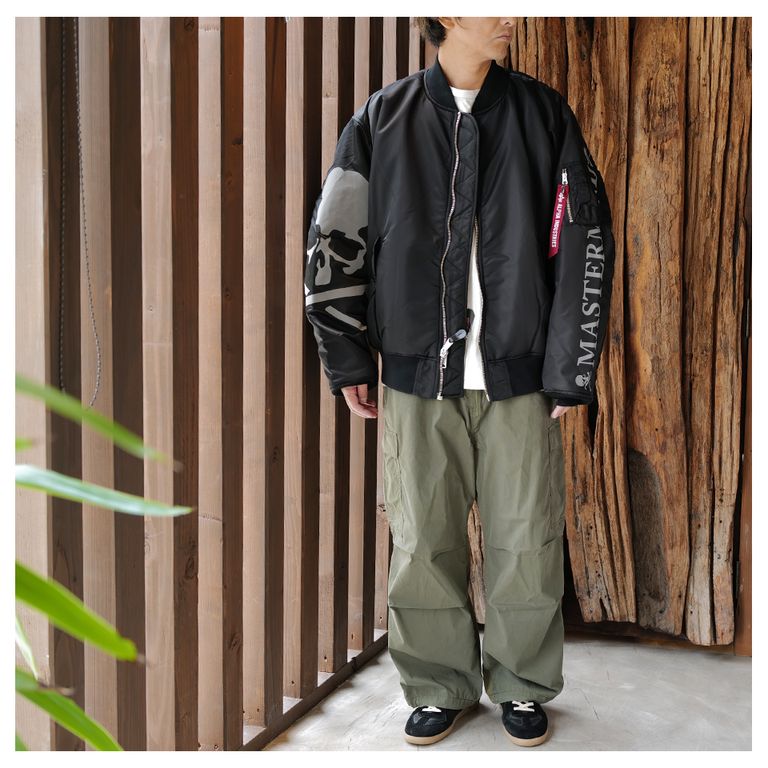 mastermind JAPAN - 【MASTERMINDWORLD】 x ALPHA MA-1 BLACK | River