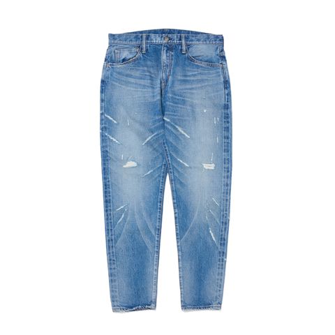 SQ-25SS-PT-07  x FRAGMENT DAMAGE DENIM PANTS  INDIGO